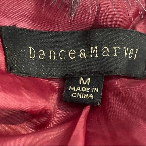 Dance & Marvel Multicolor Retro Faux Fur Jacket - Picture 5 of 8